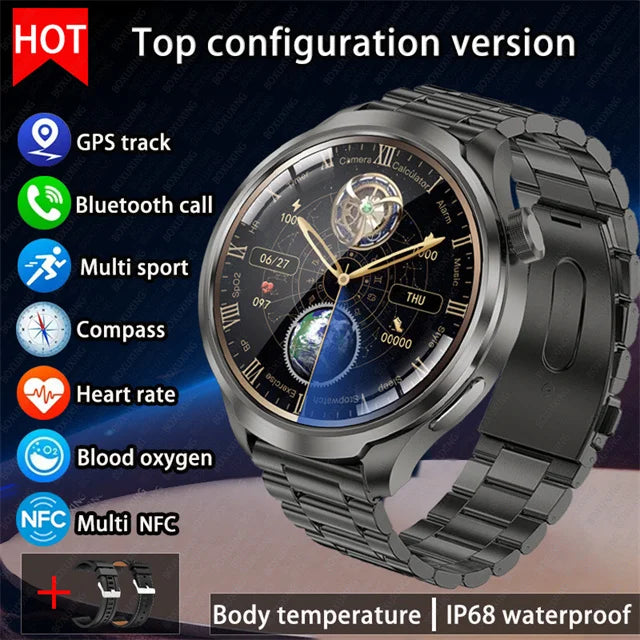 Montre connectée outdoor BOXUXING avec GPS et boussole