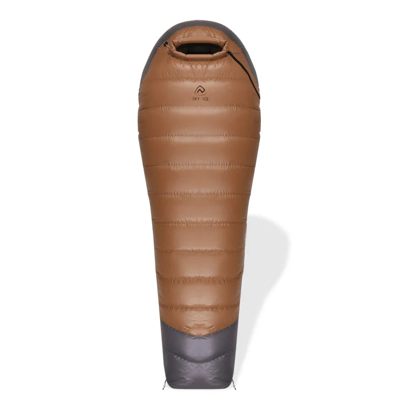 Sac de couchage momie SKY ICEJingchan en duvet d’oie – 400, 600 ou 1 000 g