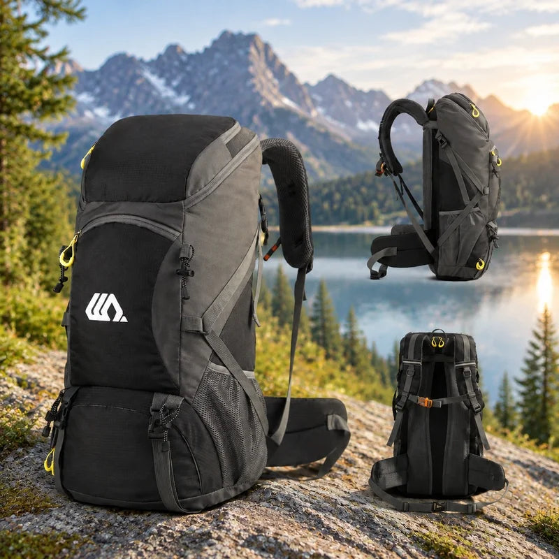 Sac à dos de randonnée 50 L avec compartiment à chaussures