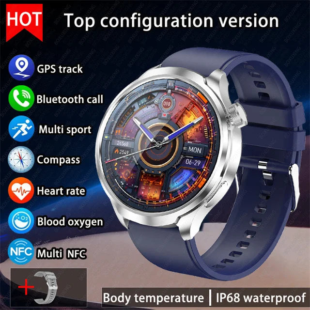 Montre connectée outdoor BOXUXING avec GPS et boussole