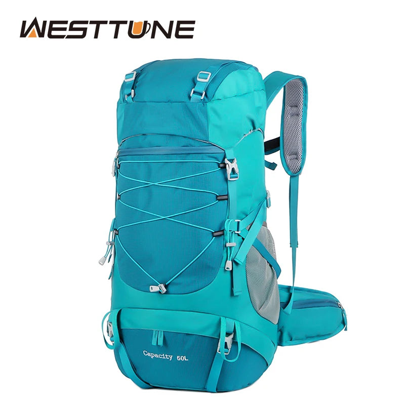 Sac à dos de randonnée WESTTUNE 50 L avec housse de pluie