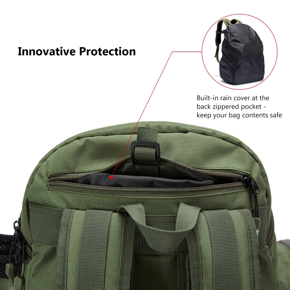 Sac à dos de pêche Bassdash avec compartiments pour matériel
