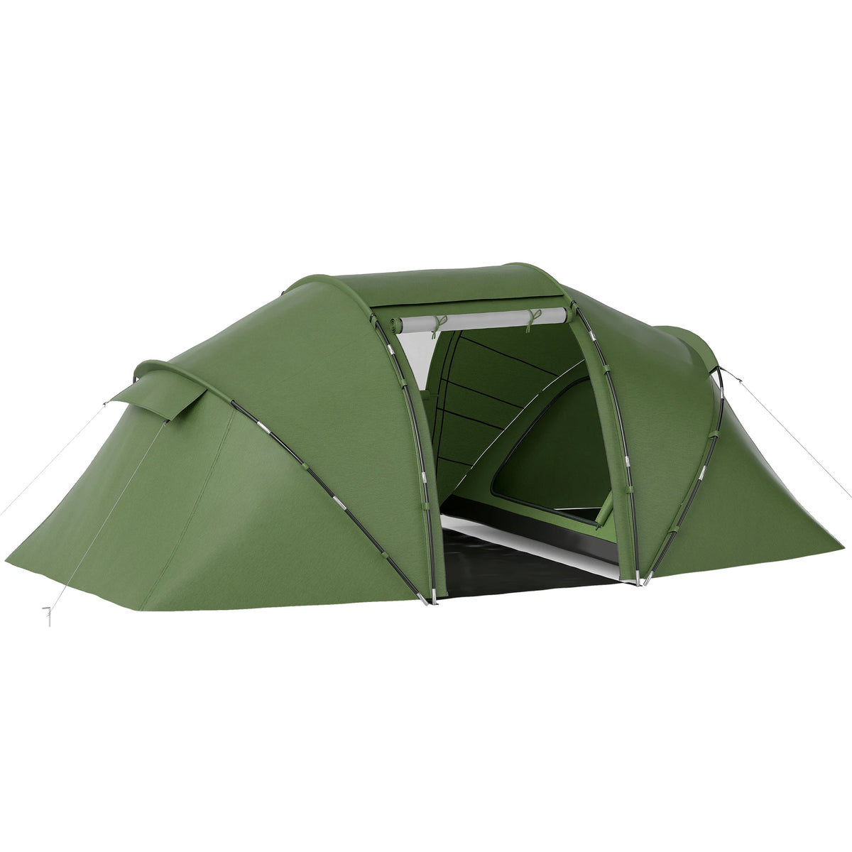 Tente Familiale Outsunny 4–6 Personnes – 2 Chambres – 430 × 240 × 170 cm