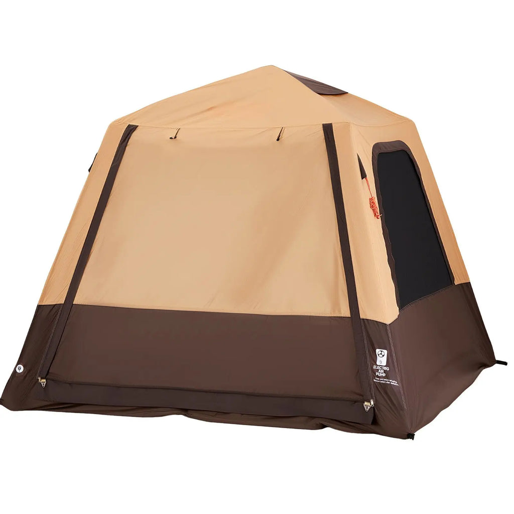Tente cabine gonflable avec pompe rechargeable – fenêtres en maille