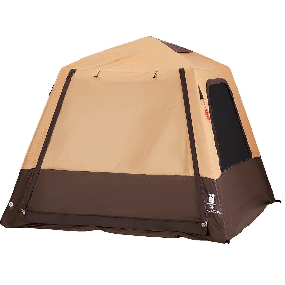 Tente cabine gonflable avec pompe rechargeable – fenêtres en maille