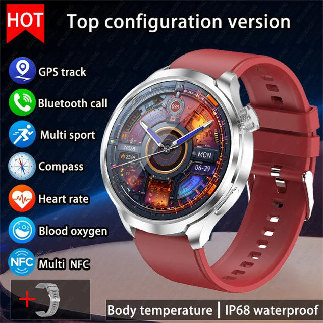 Montre connectée outdoor BOXUXING avec GPS et boussole