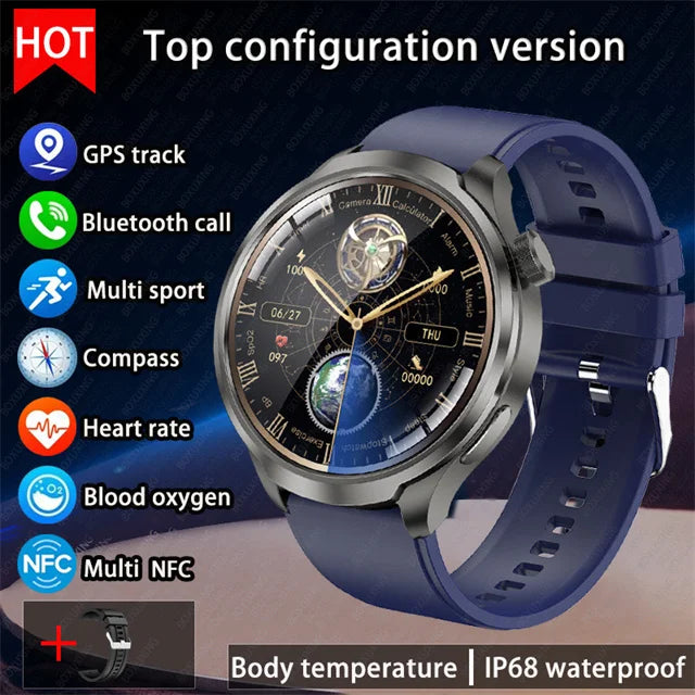 Montre connectée outdoor BOXUXING avec GPS et boussole