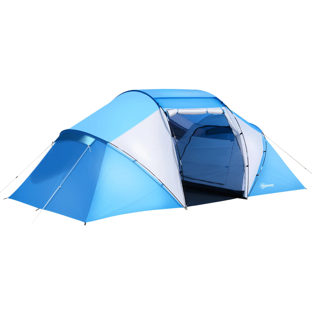 Tente Familiale Outsunny 4–6 Personnes – 2 Chambres – 430 × 240 × 170 cm