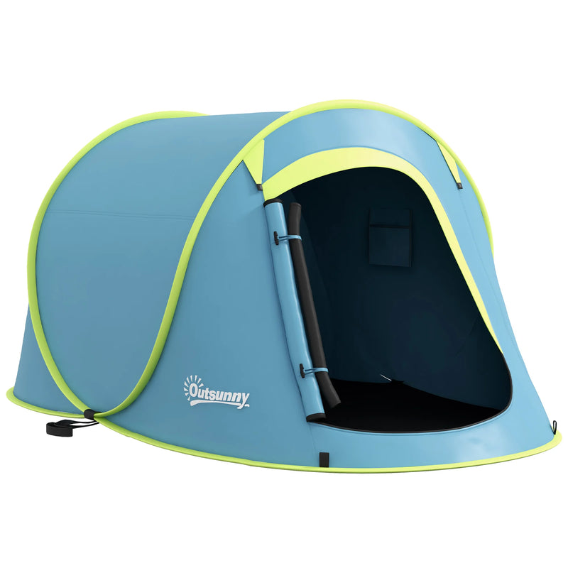 Tente Pop-Up Familiale 2–3 Personnes – 245 × 148 × 105 cm