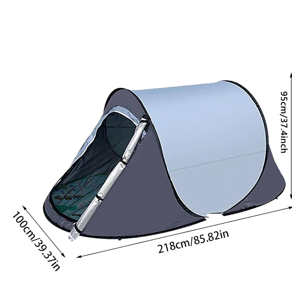 Tente Pop-Up Automatique 1–2 Personnes – 218 × 100 × 95 cm