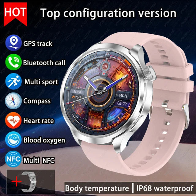 Montre connectée outdoor BOXUXING avec GPS et boussole