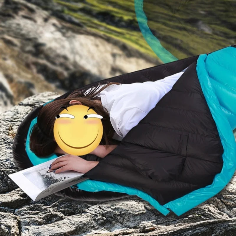 Sac de couchage momie SKY ICEJingchan en duvet d’oie – 400, 600 ou 1 000 g