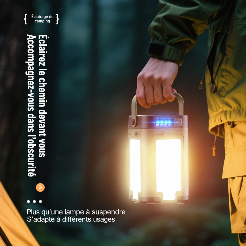 Lanterne portable pour éclairer le chemin et accompagner les sorties nocturnes