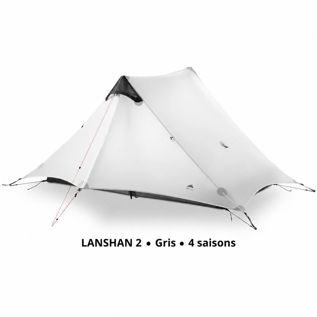 Tente LanShan 2 grise, 4 saisons