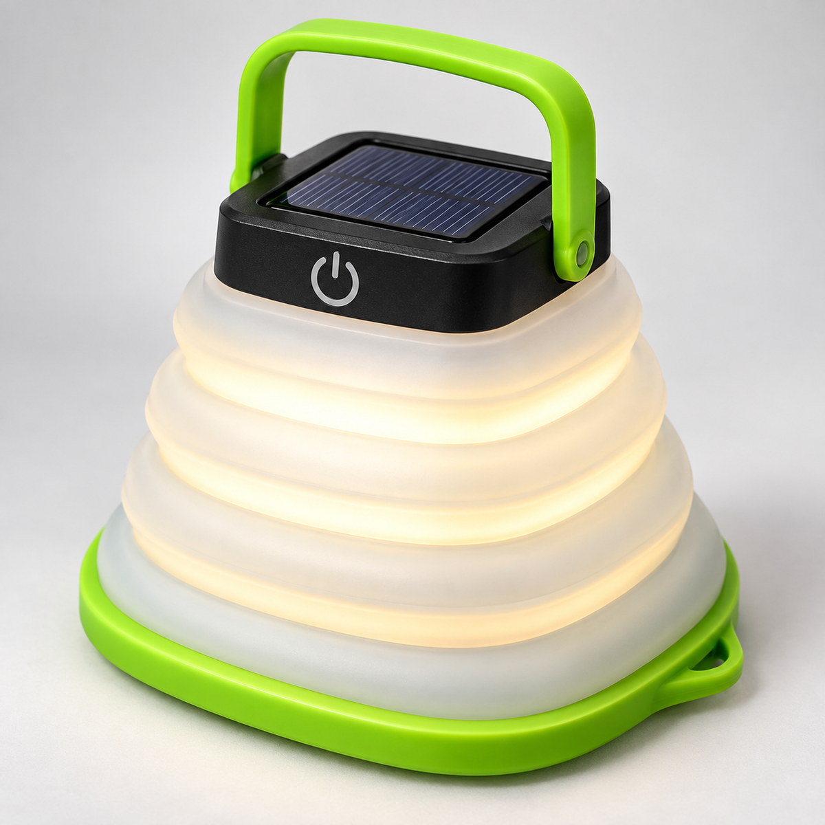 Détail de la lampe solaire pliable