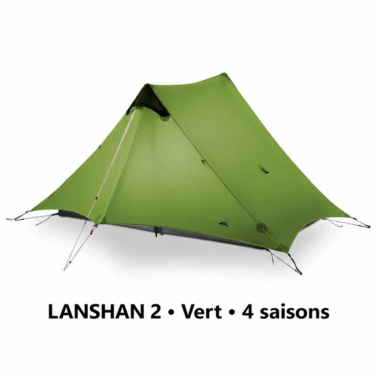 Tente LanShan 2 verte, 4 saisons